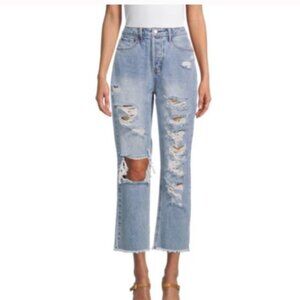 90's Boyfriend jeans size 11 distressed